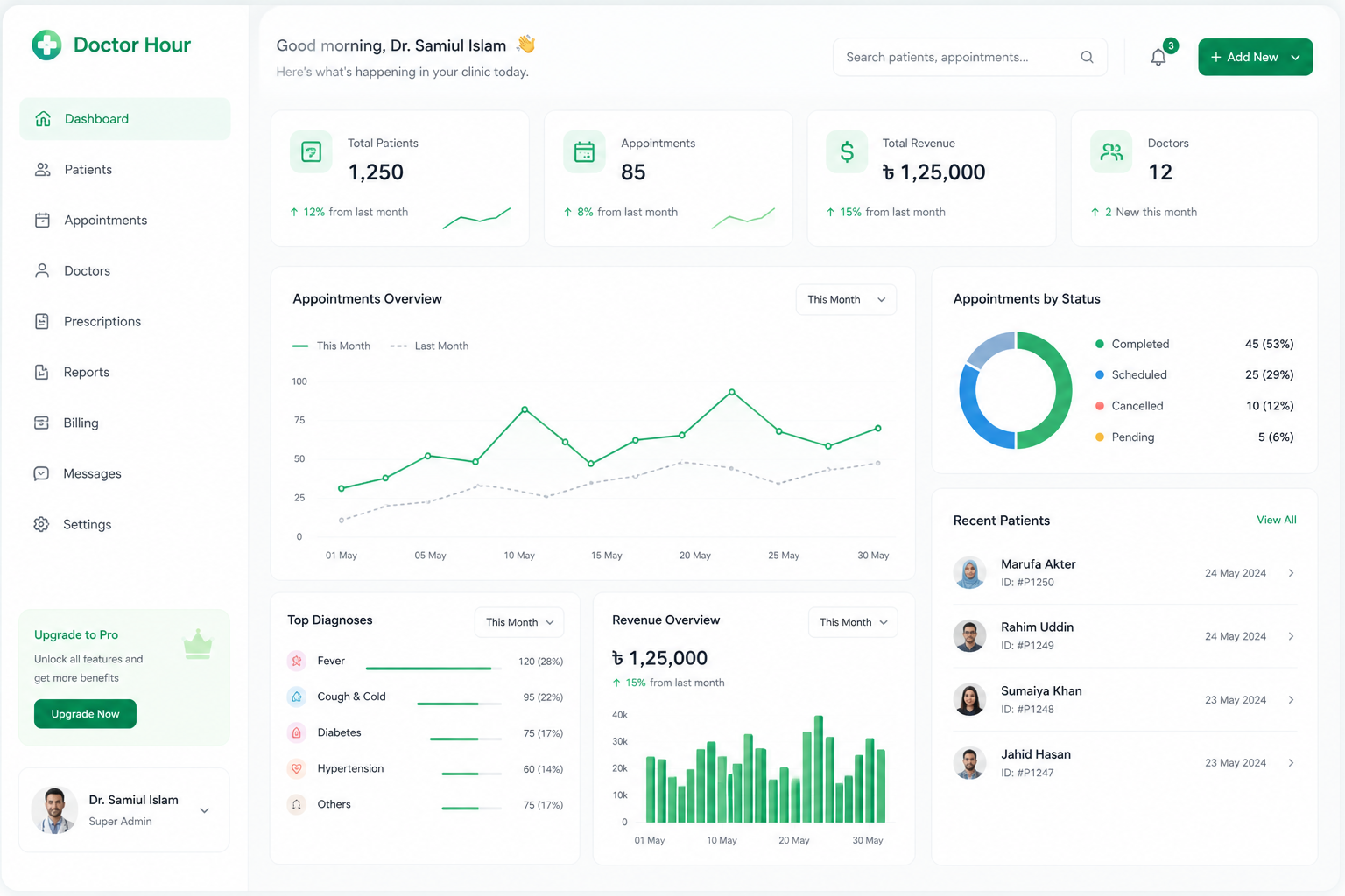 App Dashboard Preview